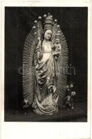 Csíksomlyó, Sumuleu Ciuc; Mária szobor. Seiwarth Foto kiadása / Virgin Mary statue