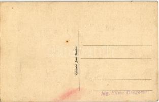 Újbánya, Königsberg, Nová Bana; vasútállomás / Bahnhof / stanice / railway station. Vydávatel Josef ...