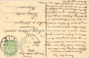 1910 Zimony, Semlin, Zemun; Honvéd Kaserne / Honvéd laktanya. W. L. Bp. 1000. / K.u.K. military barr...