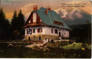 1914 Tátralomnic, Tatranská Lomnica (Tátra, Magas Tátra, Vysoké Tatry); Tulipán villa. Tervezte Hübschl építész, Vác / villa (EK)