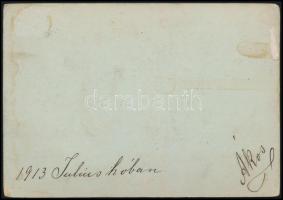 1913 Dobsina, Hegyeskő, fotó, kartonra ragasztva, hátulján feliratozva, 9×13 cm