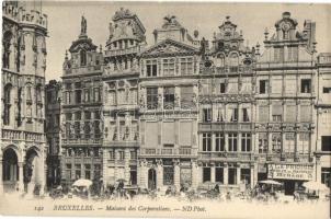 50 db régi francia és belga városképes lap / 50 pre-1945 French and Belgian town-view postcards