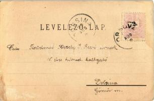 1899 Ada Kaleh, bazár török férfiakkal, Salem aleikum! / bazaar shop with Turkish men (EK)