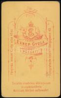 cca 1870-1880 Pécs. A tettyei romok a Mecsekoldalban, J. Exner, keményhátú fotó, 6x10 cm