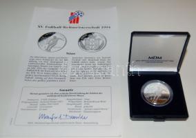 Niue 1991. 5$ Ag "Labdarúgó VB" T:PP Dísztokban, tanúsítvánnyal!