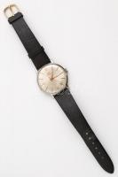 Marvin mechanikus karóra. Működő szerkezettel, szép számlappal, régi bőr szíjjal