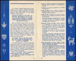 1938 XXXIV. Eucharisztikus Kongresszus ismertetője francia nyelven
