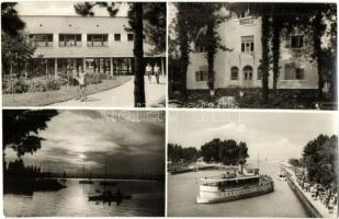 Siófok - 12 db modern városképes lap / 12 modern town-view postcards