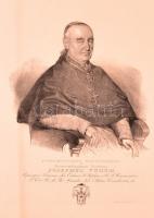 Vurm József nagyváradi püspök litografált portréja. 21x29 cm