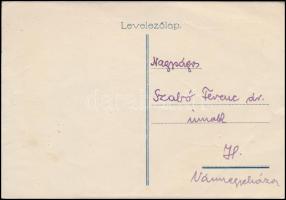 1935 Szolnok, a Szolnoki Vívó Club főtitkárának levele kilépési ügyben, a vármegyeházára címezve