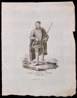 1789 II. Rákóczi György egész alakos képe. Ant Tischler rézmetszete. Megjelent: Grondski, Samuel de ...