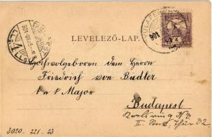 1901 Gyulafehérvár, Karlsburg, Alba Iulia; Lawn teniszpálya / Lawn-Tennishäuschen / tennis court