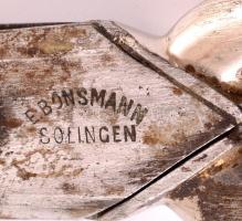E.Bonsmann solingen olló, foltos, jelzett, h: 18,5 cm