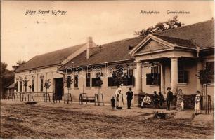 1912 Bégaszentgyörgy, Zitiste, Sveti-Jurat, Begej Sveti Durad; Községháza / Gemeindehaus / town hall (EK)