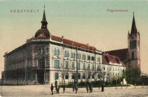 Keszthely, Főgimnázium. Kiadja Sujánszky József