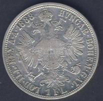 Ausztria 1888. 1Fl Ag T:2/3 k.