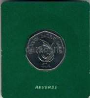 Pápua Új-Guinea 1991. 50t "9. Dél-óceáni játékok" T:1 Eredeti dísztokban, tanúsítvánnyal!