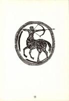 1975 Magyar kisgrafika 18x25cm, 500 sorszámozott példányban készült ajándék mappa benne 20 magyar gr...