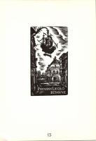 1975 Magyar kisgrafika 18x25cm, 500 sorszámozott példányban készült ajándék mappa benne 20 magyar gr...