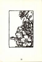 1975 Magyar kisgrafika 18x25cm, 500 sorszámozott példányban készült ajándék mappa benne 20 magyar gr...