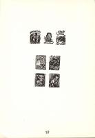 1975 Magyar kisgrafika 18x25cm, 500 sorszámozott példányban készült ajándék mappa benne 20 magyar gr...