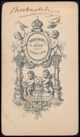 cca 1860-1870 Bocskay Tóbiás (1840-1873) csíkszentmártoni születésű, minorita rendi aradi gimnáziumi...