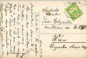 1915 Nekcse, Nasice; vasútállomás gőzmozdonnyal, Weiss szálloda, Fischer téglagyára. Ivan Rechnitzer...