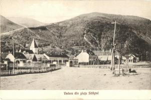 Szelistye, Salistea Sibiului, Saliste; Fő tér, Román ortodox templom. Kiadja Dumitru B. Comsa / main square, Romanian Orthodox church (EK)