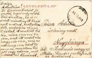 1908 Abony, Nagy-Abony; Gróf Keglevich kastély. W.L. 306