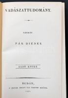 Pák Dienes: Vadászattudomány. Állami Könyvterjesztő Vállalat reprint sorozata. Bp., 1983, Állami Kön...