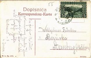 Zenica, Koceva ulica / Koseva Strasse / street view with cart and butcher shop. W.L. Bp. 4873.  (EK)