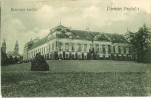 1906 Pápa, Gróf Esterházy kastély. Kiadja Kis Tivadar