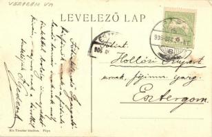 1906 Pápa, Gróf Esterházy kastély. Kiadja Kis Tivadar