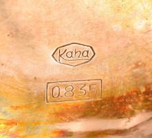 Ezüst(Ag) Uniona zsebóra, jelzett, működik, d: 3,5 cm, bruttó: 42,2 g