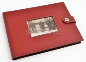 1915-1939 Vegyes újságcikk, újság-kivágás gyűjtemény, érdekes hírekkel, fotókkal. Műbőr-berakóban