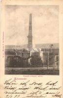 1899 Kolozsvár, Cluj; Honvéd vértanúk emléke, emlékmű Szamosfalván. Kováts P. fiai 79. sz. / Hungarian military martyrs' monument in Someseni (r)