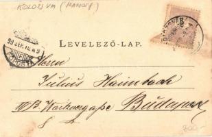 1899 Kolozsvár, Cluj; Honvéd vértanúk emléke, emlékmű Szamosfalván. Kováts P. fiai 79. sz. / Hungari...