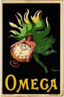 Omega, Swiss watch litho advertisement s: Leonetto Cappiello