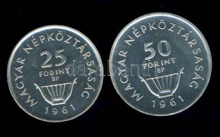 1961. 25Ft Ag + 50Ft Ag "Liszt Ferenc" T:P
