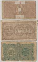 Olaszország 1874. 2L + 1914. 1L + 2L T:III- egyik ragasztott
Italy 1874. 2 Lire + 1914. 1 Lira + 2 ...