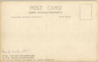 Kreuzeryacht Lily. K.u.K. Kriegsmarine. Pola, Von den Regatten des K.und. K. Yacht-Geschwaders. Phot...