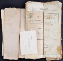 Sarkady György kúriai bíró életpályája dokumentumokban. Kinevezési papírok, útlevél, sok szép szárazbélyegzőkkel. Kb 50 db