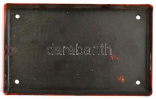 Dohányozni tilos fém tábla, 9,5×15,5 cm