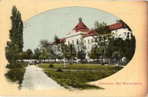 1910 Szászváros, Broos, Orastie; Református Kun Kollégium. Kiadja a Szászvárosi Könyvnyomda / Calvinist college (EK)