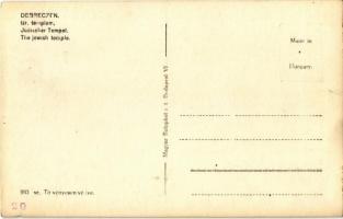 Debrecen, Izraelita templom, zsinagóga, lovaskocsik, automobil / synagogue