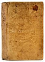 Sacrosanctum Conilium Tridentinum. Patavium (Padua), 1758, ny. n.,XVI+362 p. Latin nyelven. Korabeli...