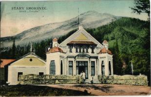 1928 Ótátrafüred, Altschmecks, Stary Smokovec (Tátra, Tatry); Tarajka kioszk, vendéglő és kávéház / kiosk, restaurant and cafe (EK)