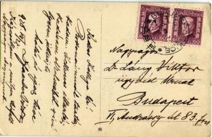 1928 Ótátrafüred, Altschmecks, Stary Smokovec (Tátra, Tatry); Tarajka kioszk, vendéglő és kávéház / ...