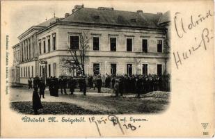 1901 Máramarossziget, Sighetu Marmatiei; Református lyceum / Calvinist Lyceum, school