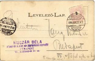 1899 Érsekújvár, Nové Zamky; Kórház, Vasútállomás, Nyitra híd. Mayer fényképész kiadása / hospital, ...